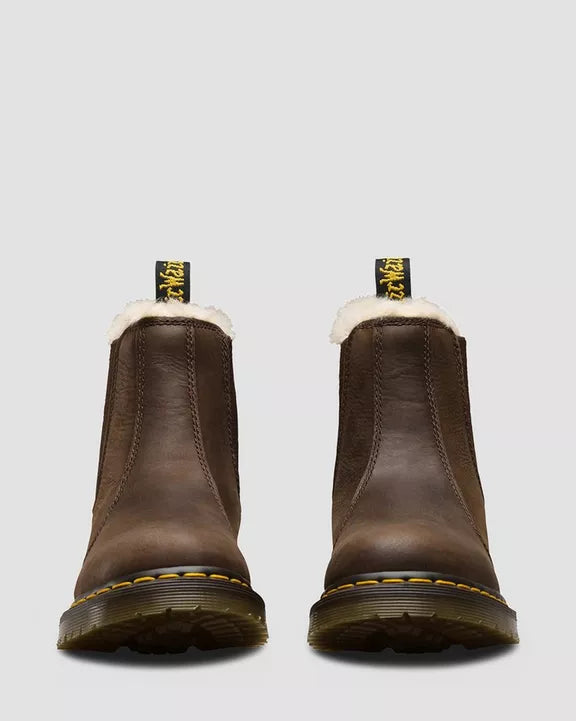 Dr. M. - 2976 Women's Faux Fur Lined Chelsea Boots