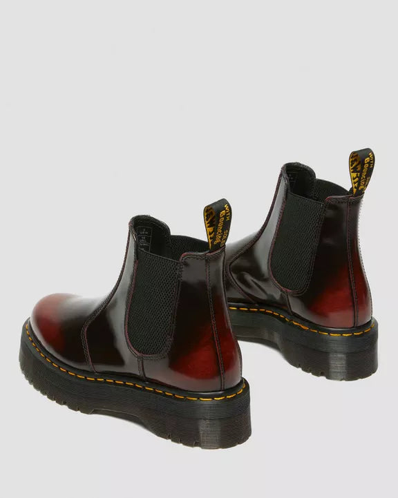 Dr. M.- 2976 Smooth Leather Platform Chelsea Boots