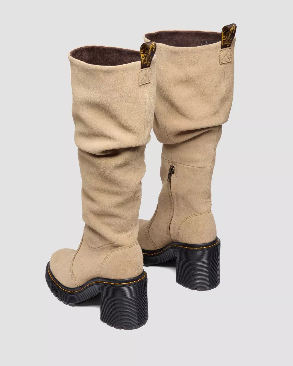 Dr. M.- Kasey Kinsley Leather Knee High Heeled Boots